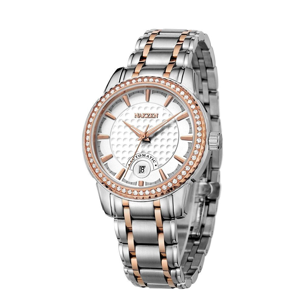 NAKZEN Diamond Bezel Automatic Watch | Orvane Legacy