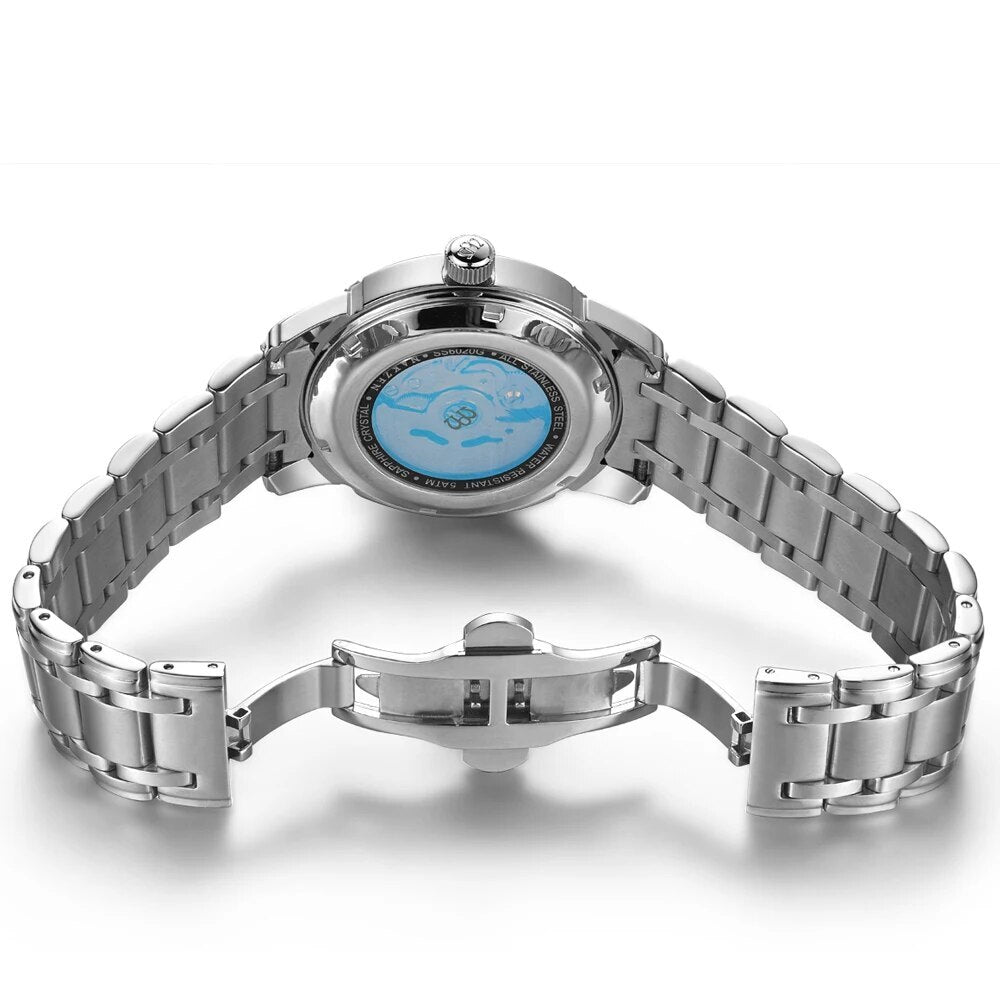 NAKZEN Diamond Bezel Automatic Watch | Orvane Legacy
